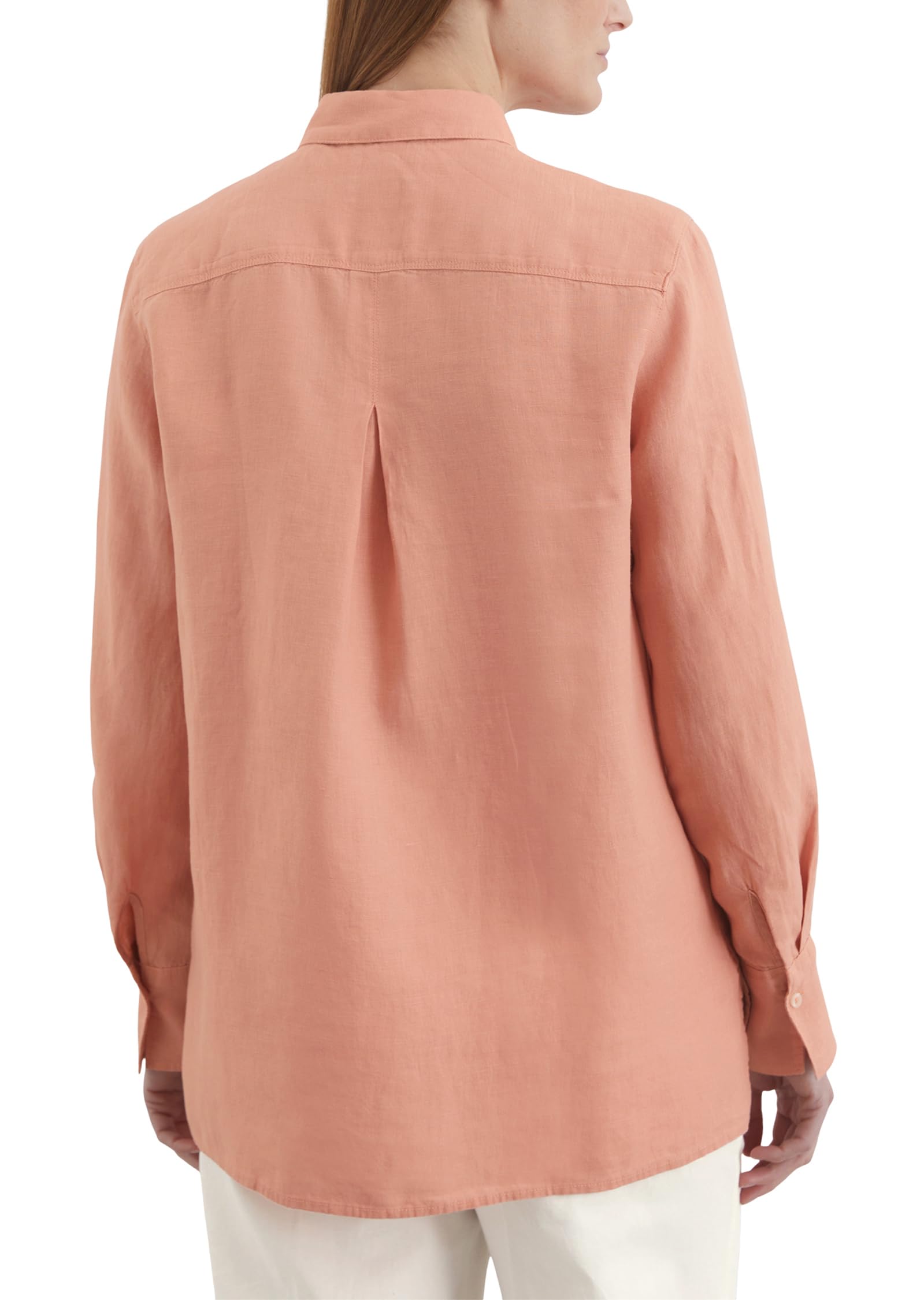 Marc OߴPolo Donna Camicia in Lino a Maniche Lunghe Regular Fit
