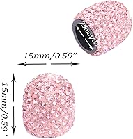 Vista 26 de Tapas de vástago de válvula de neumático de automóvil, 4 tapas universales para válvulas de aire de neumáticos, tapas de válvulas de neumáticos