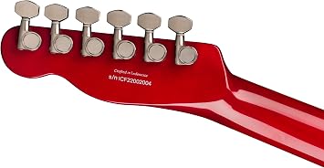 Fender Custom Telecaster FMT HH Electric Guitar, Features Seymour Duncan '59/Pearly Gates Humbuckers with Coil Tap, Crimson Red Transparent