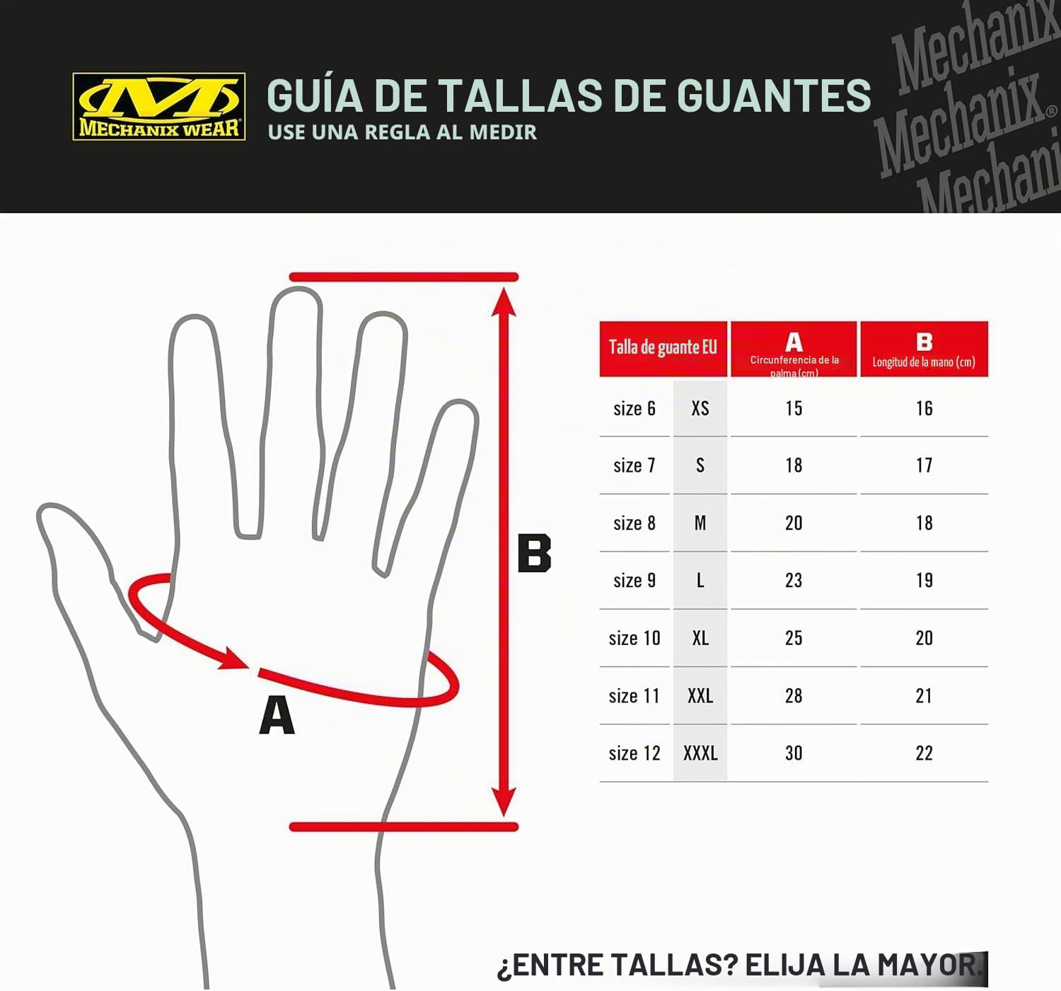 Guantes ColdWork™ M-Pact® de Mechanix Wear (Grande, negro/gris)