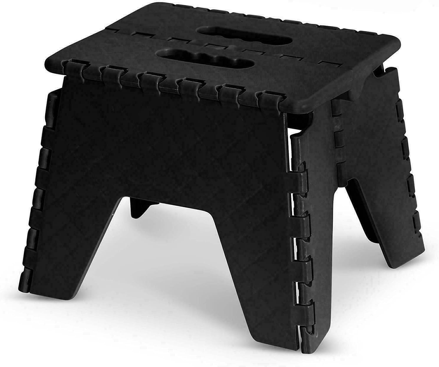 New Super Strong Folding Step Stool Black Colour 9 inch Height Stool
