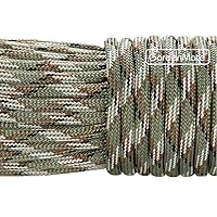 GardenMate Paracord 550 Zeltleine & Outdoor Nylonseil 31m 4mm - Camouflage – Ansicht 3
