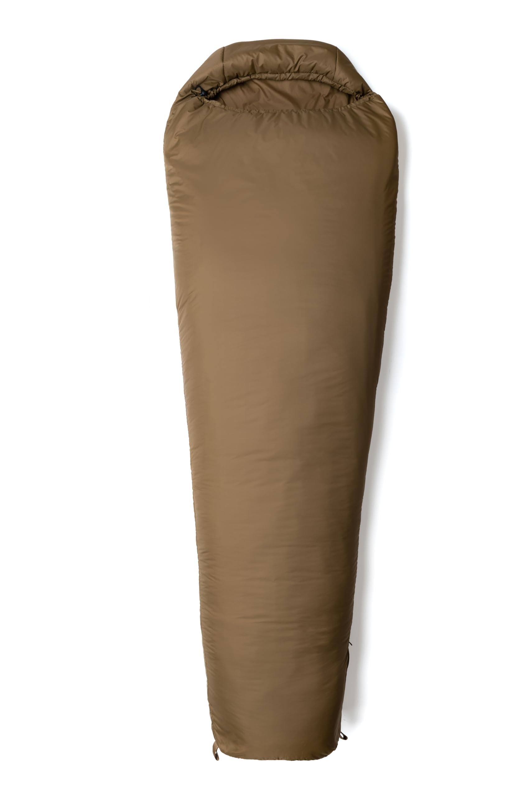 Snugpak Softie 3 WGTE Sleeping Bag with Softie Premier Insulation - Lightweight, Water-Repellent, Adjustable Hood, Two-Way Zips for Trekking, Camping - UK-Made (Coyote Tan, Right Side Zip Extra Long)