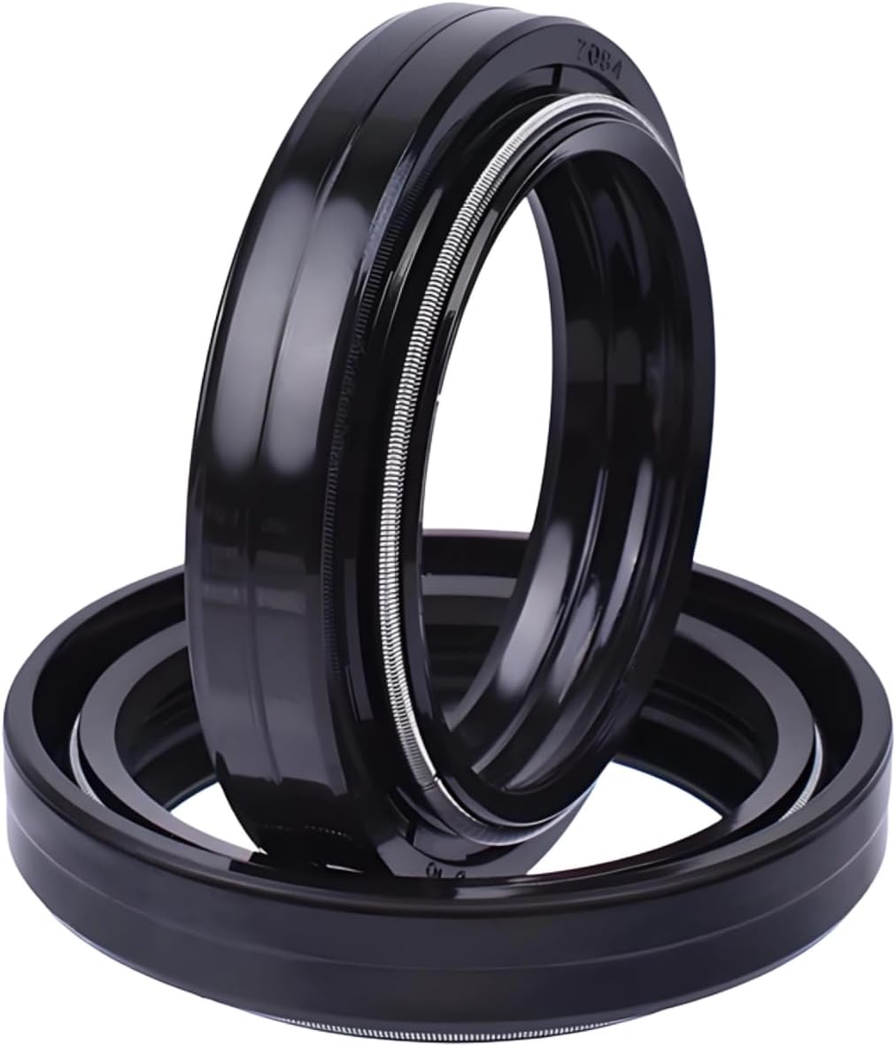 Motorcycle Motorbike Front Fork Damper Oil Seal and Dust Seal Kit 41mm x 54mm x 11mm Fit for GSX750F GSXR750 Rubber Material Bl k Color+joint spi 41x54x11,+joint spi 41x54x11+motorcycle front fork da