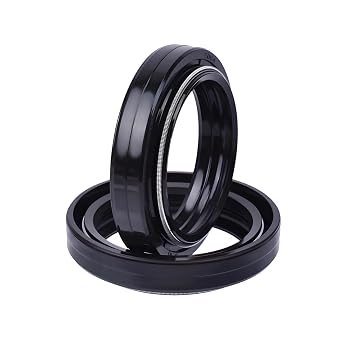 Motorcycle Motorbike Front Fork Damper Oil Seal and Dust Seal Kit 41mm x 54mm x 11mm Fit for GSX750F GSXR750 Rubber Material Bl k Color+joint spi 41x54x11,+joint spi 41x54x11+motorcycle front fork da