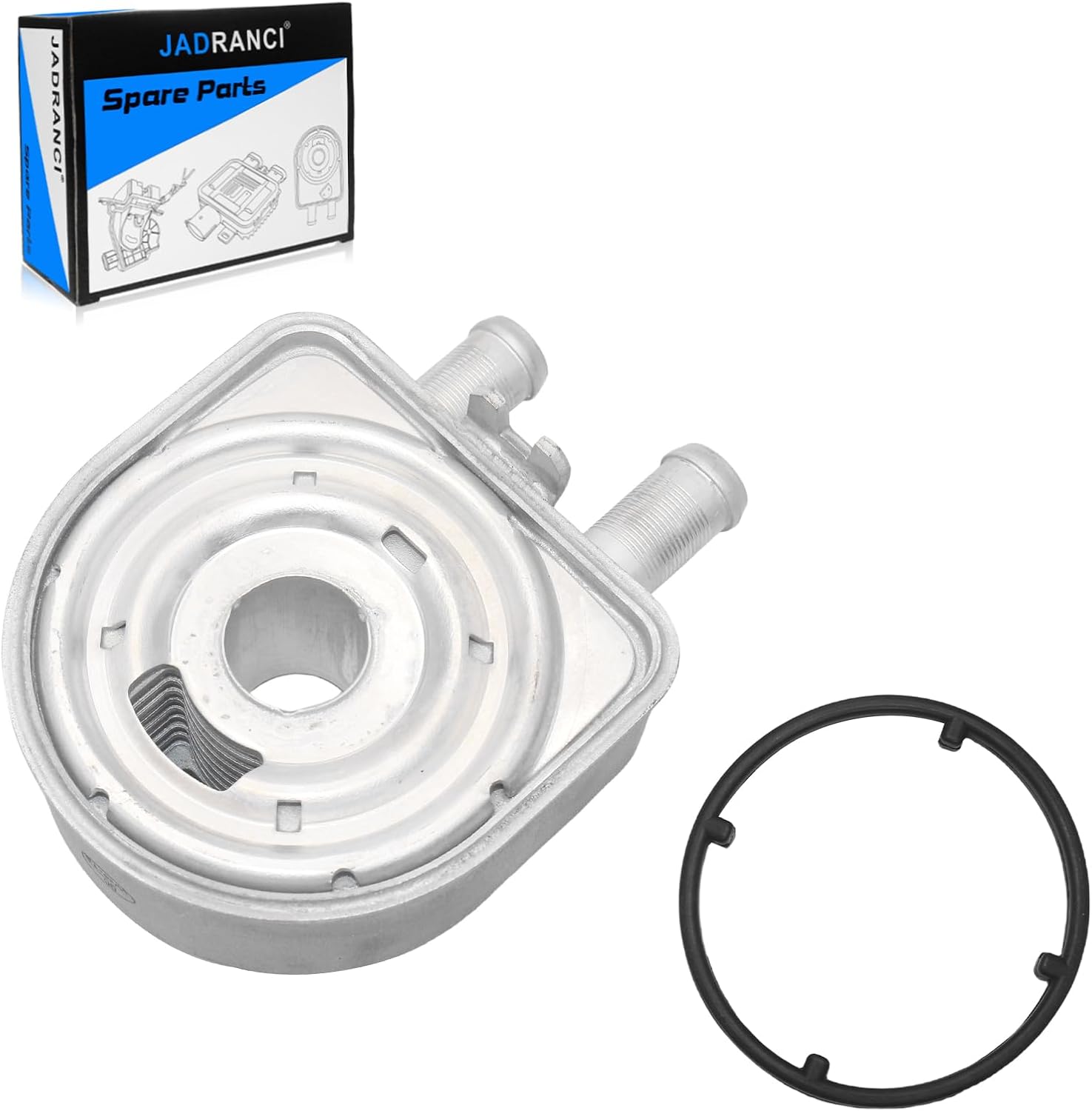 26410-2G000 Oil Cooler for Hyundai Genesis Coupe 2010-2014 Santa Fe 2010-2012 Santa Fe Sport 2013-2018 Sonata 2007-2017 Tucson 2011-2015 Kia Magentis 2007-2010 for Sportage Optima Sorento 2008-2018