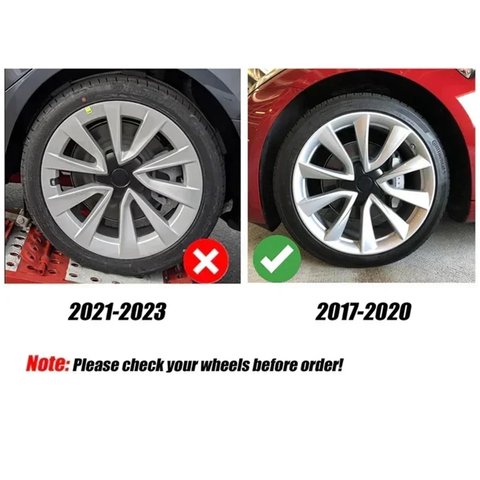 4 Uds. Tapa de Rueda Repuesto 19 Pulgadas Cubierta llanta(Matte black2020 2023)