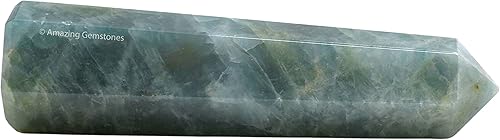 Miniatura 3 de Torres de cristal de aguamarina  Obelisco de punto de cristal curativo natural para curación de Reiki y cuadrícula de cristal (2 a 3 pulgadas)