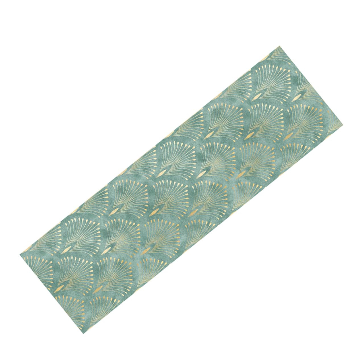 Papier peint autocollant PVC vert facile à poser et imperméable