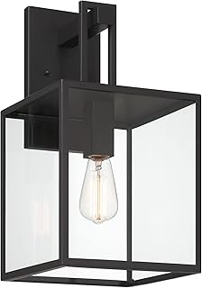 DESIGNERS FOUNTAIN Preston 18.75 inch 1-Light Outdoor Wall Lantern Sconce, Brushed Gold, D297M-9EW-MB