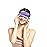 NMM Global 100% Mulberry Silk Sleep Mask Blackout, Cute Natural Sleeping Mask with Adjustable Elastic Strap, Satin Eye Cover for Men Women Adults (Purple)