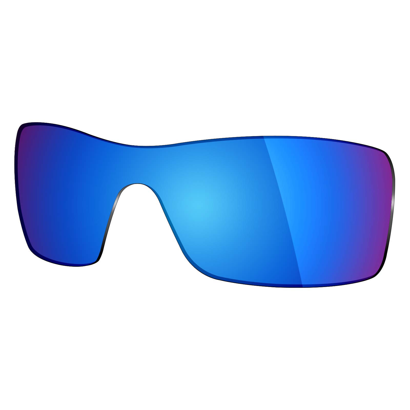 Mryok 4 pares de lentes polarizadas de repuesto para gafas de sol Oakley Batwolf - Stealth Black/Fire Red/Ice Blue/Bronze Brown