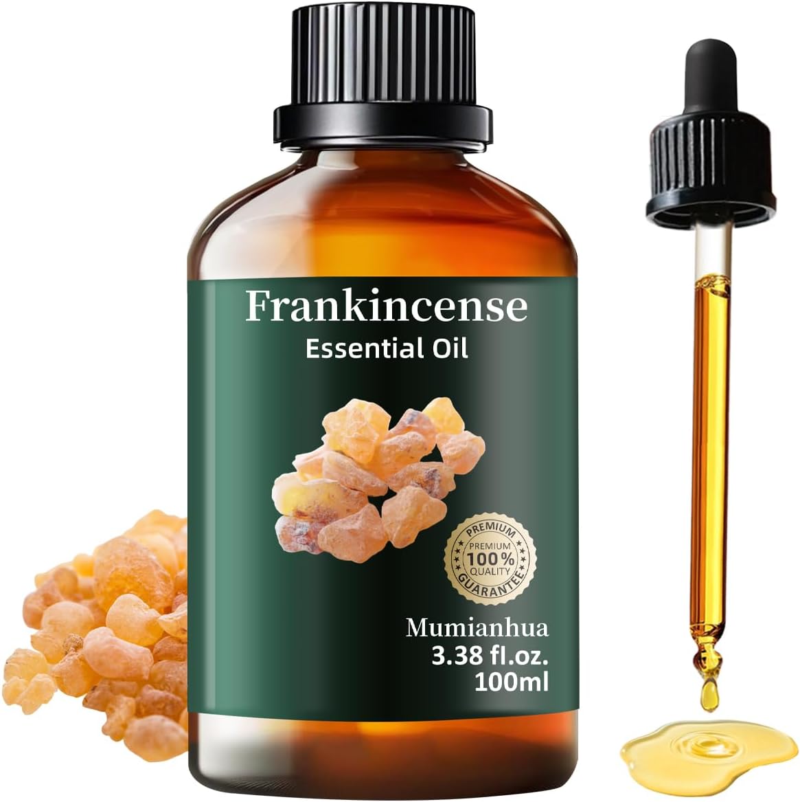 Frankincense Essential Oil – Woody Scent for Meditation, Diffuser, 3.38 Oz