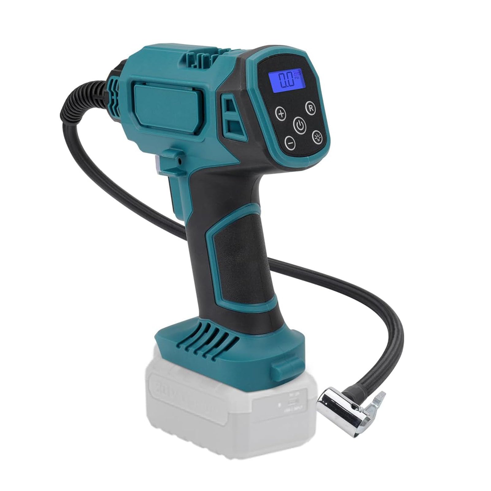 Generic Wielofunkcyjna Pompka Samochodowa 120PSI Odporna na Zużycie Bezprzewodowa Pompka do Opon dla BL1820 BL1830 BL1840 BL1850 BL1860 dla SUV-ów Rowery Pontony