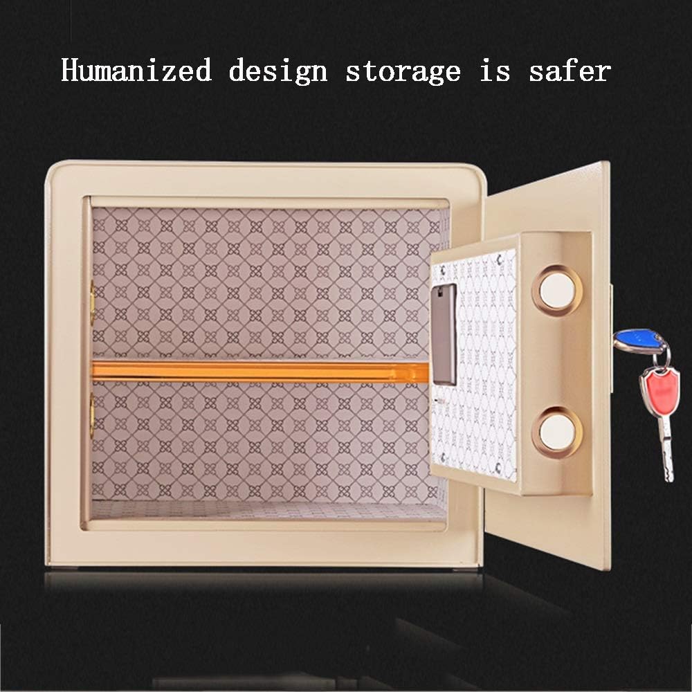ZCF Security Safes Hotel Safes, Security Safe Keypad Lock Electronic Deposit Box Home Office Hotel Business Jewelry Cash Use Storage Money (Size : 380x300x300mm) - - 