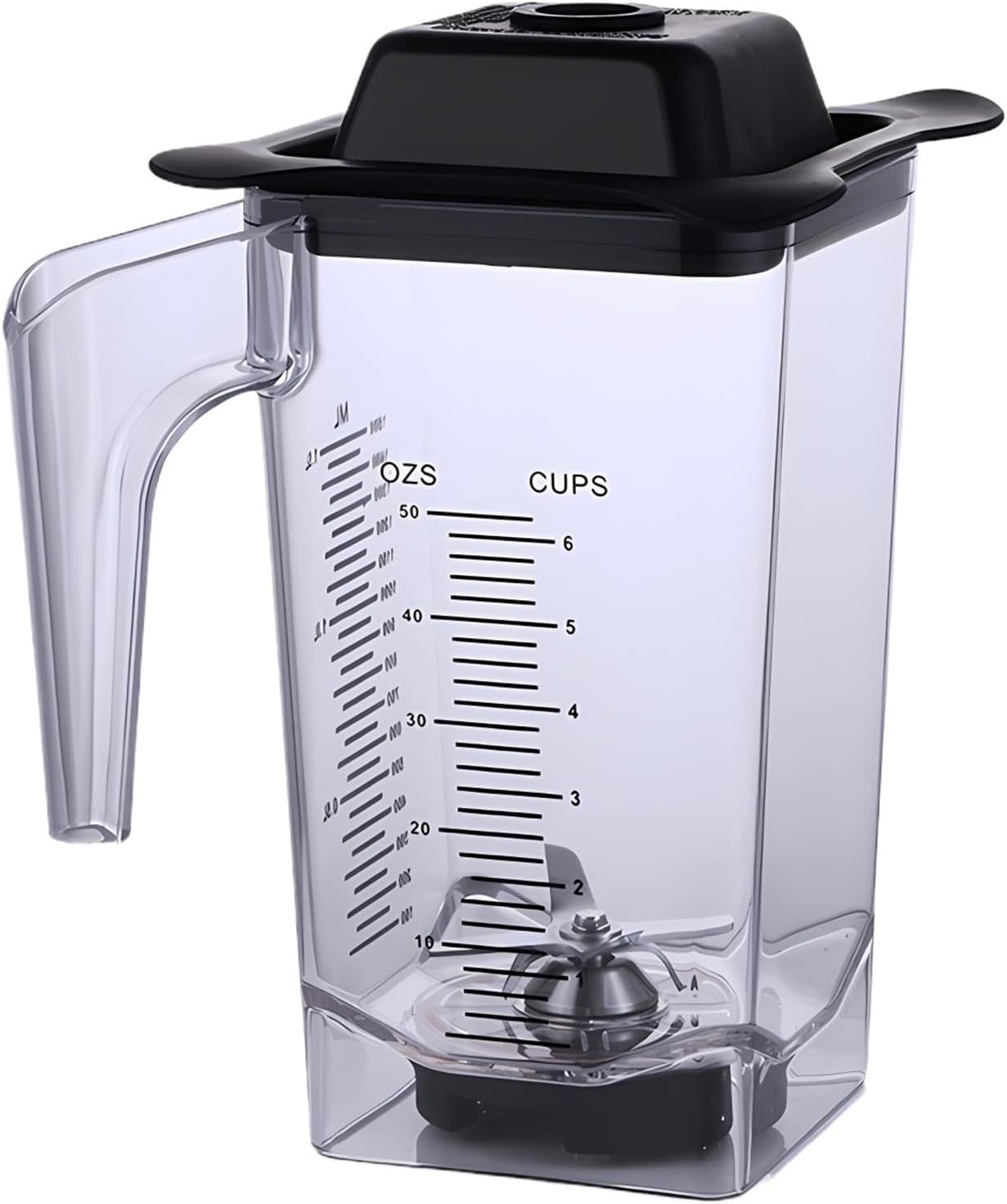 Blender Cup，Compatible For JTC，TM-800A TM800AQ Smoothie Maker Replacement Mixing Cup Blender Accessories 1.5L