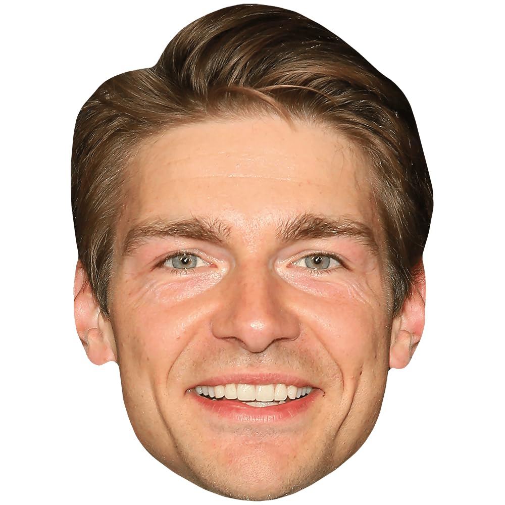Jeremy Fragrance (Smile) Celebrity Mask, Flat Card Face, Fancy Dress Mask