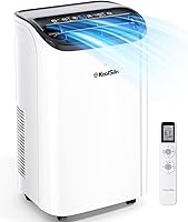 KoolSiln 14,000 BTU Portable AC Unit Cools 700 Sq Ft - Quiet 44dB, Auto-Evap, Remote, 3-in-1 for Rooms, RV, Garage