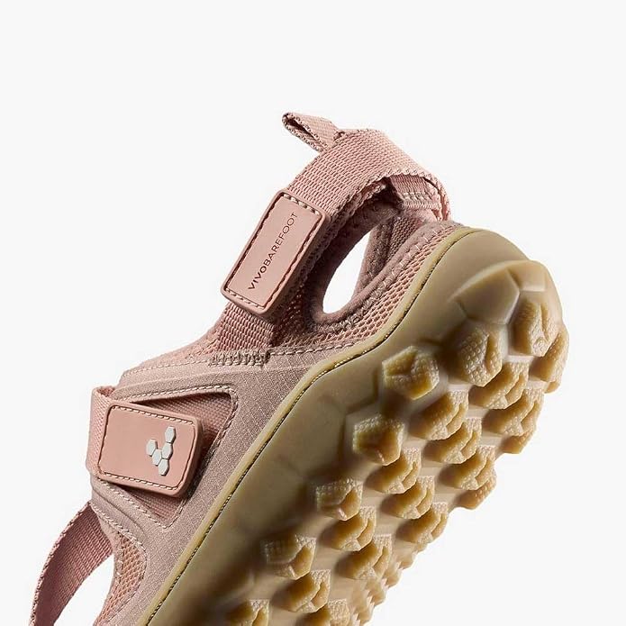 Sandalias casual femeninas Vivobarefoot Tracker rosa miniatura 2
