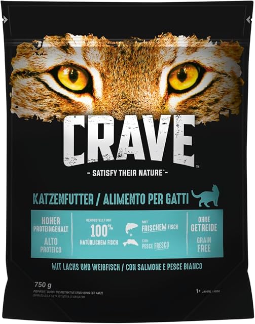 Foto 2 de 4 de Crave Alimento seco para Adultos con salmón y Pescado Blanco, 6 Bolsas, 6 x 750 g