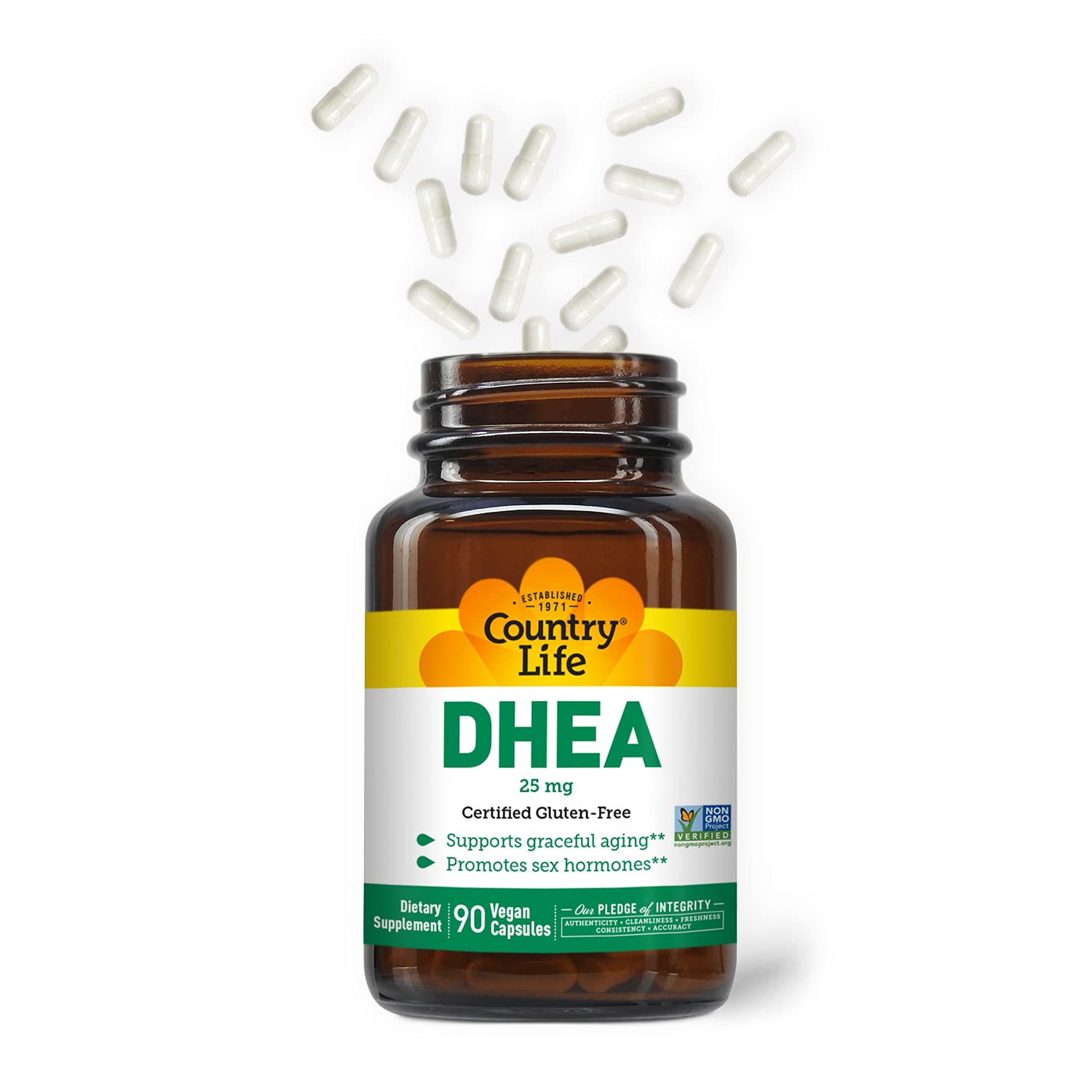 Country Life DHEA 25mg, 90 Vegan Capsules — Amazon image 2