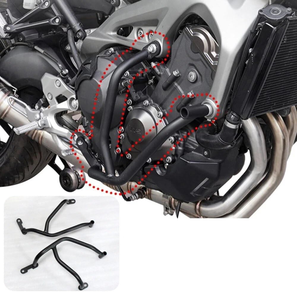 Engine Protection Bar for MT-09 MT09 FZ09 FZ-09 2013-2020 Motorcycle Accessories Engine Guard Bumper Crash Bars Stunt Cage Frame Protector