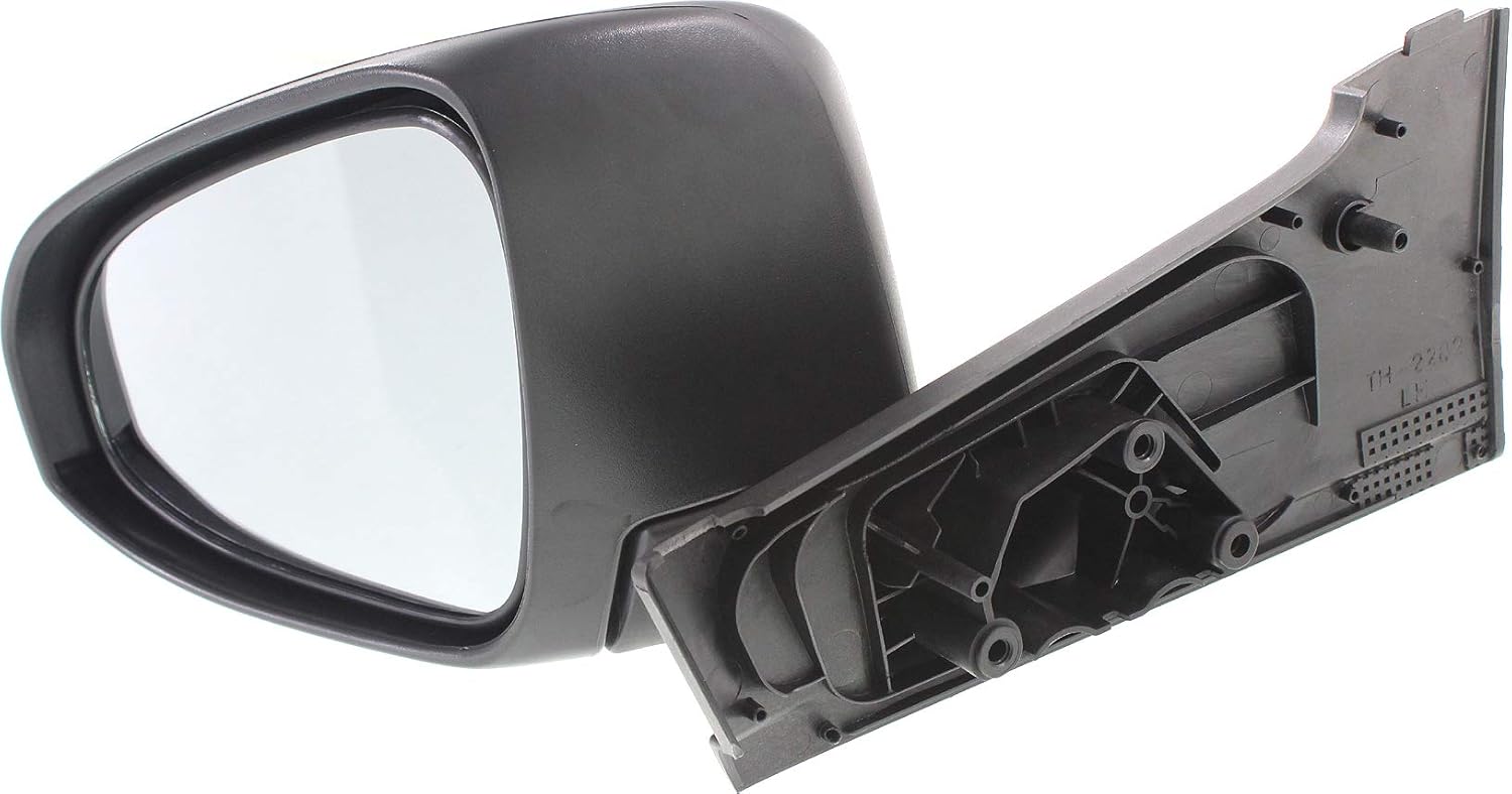 Kool Vue Driver Side Manual Adjust Mirror for Toyota Yaris 2012-2014 Textured Japan Built Vehicle