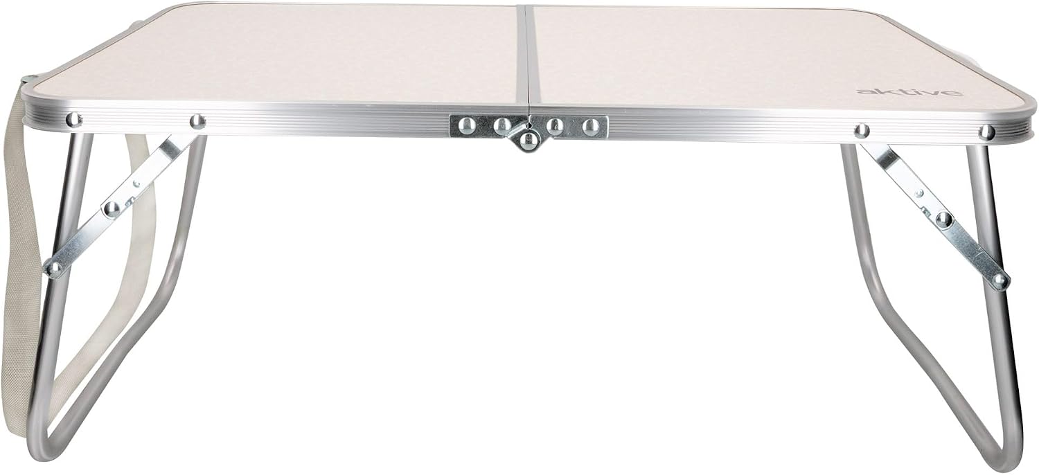 AKTIVE Folding Camping Sport Table. White