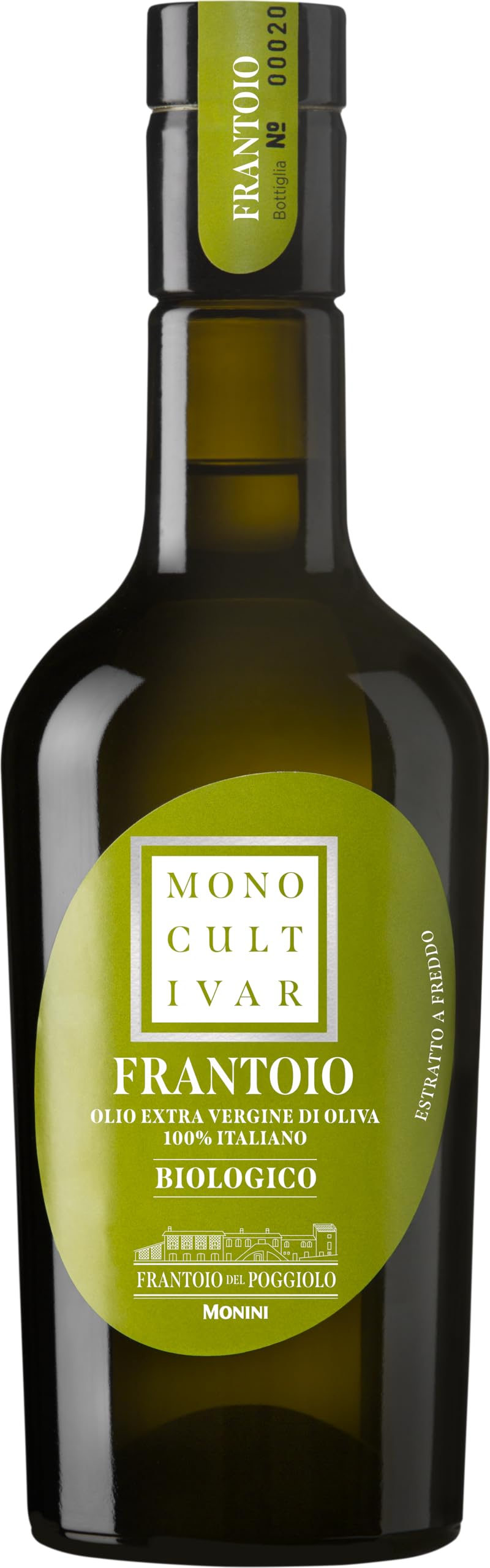 Monini Olio Extra Vergine Bio Monocultivar Nocellara 100% Italiano, 1 x 500 ml - 4