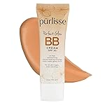 prlisse Perfect Glow BB Cream with SPF 30 - Matte Meets Dewy Finish - Enriched with Goji & Hawthorn Berry to Help Improve Skin Texture & Radiance - Medium Tan (1.4 oz)