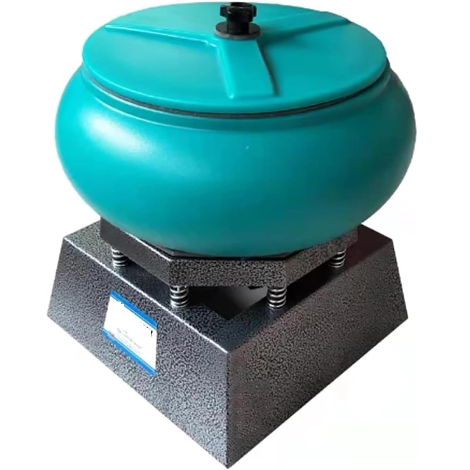 Grande machine de polissage à vibrations pour le nettoyage et le polissage de surfaces en pierre, bijoux et métal
