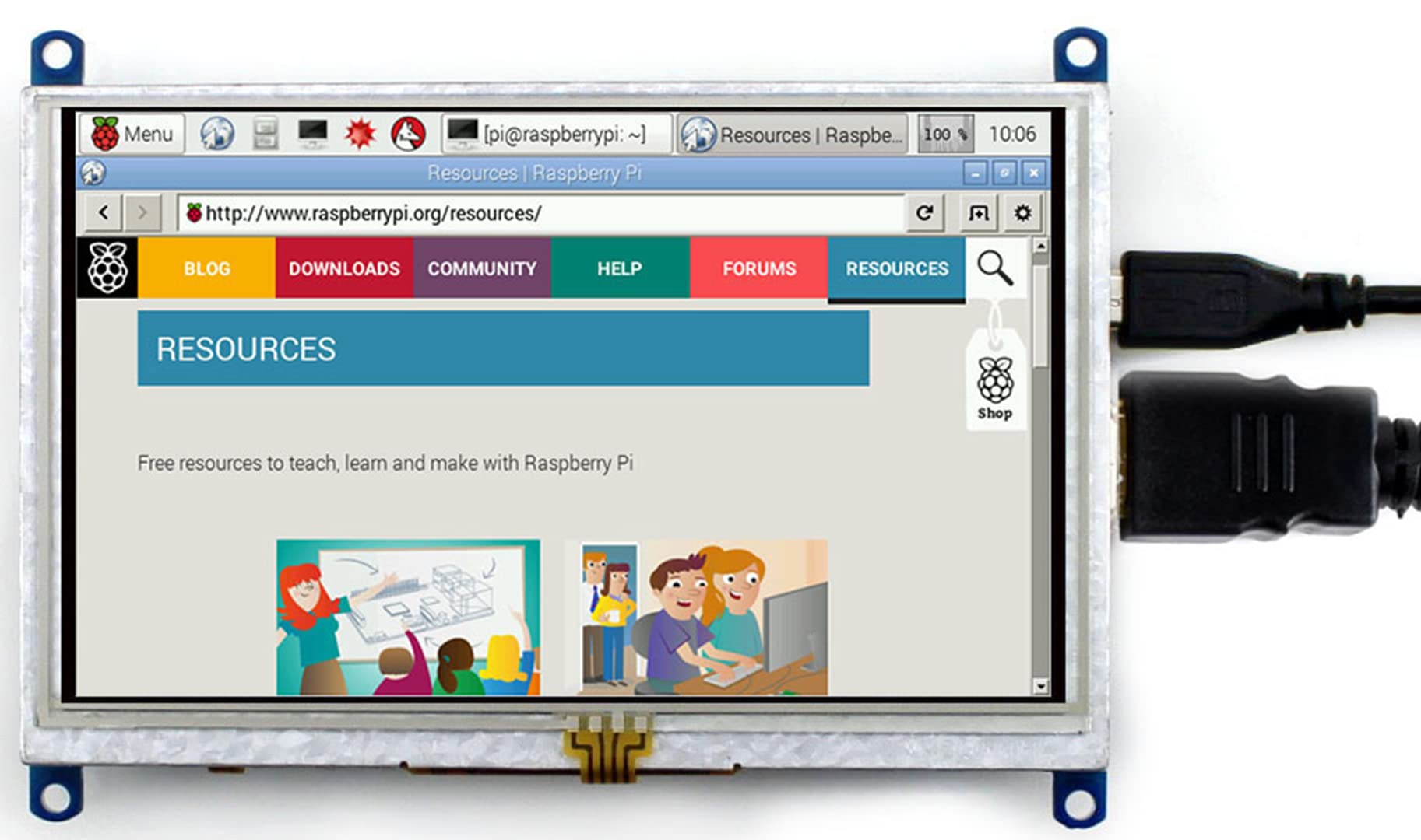PC周辺機器 waveshare 5 Inch Resistive Touch Screen LCD(B) 800X480 High Resolution HDMI USB Interface for Raspberry Pi/BB Black/Banana Pi Mainboard Amazon.com: waveshare 5 Inch Resistive Touch Screen LCD(B
