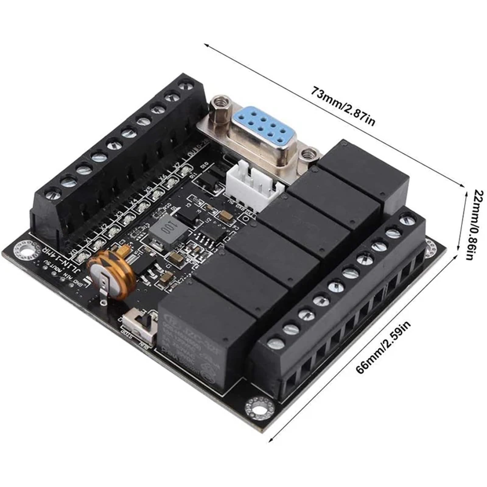 Programowalny kontroler logiczny wyjście przekaźnika PLC przemysłowa płytka sterująca moduł opóźnienia DC24V FX1N-14MR