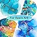 Alcohol Ink Set – 70 Bottles Vibrant Colors High Concentrated Alcohol-Based Ink, Concentrated Epoxy Resin Paint Colour Dye, Great for Resin Petri Dish, Painting, Coaster,，10ml Each