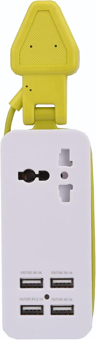 Amazon Com Uk Usb Power Strip With 4 Ports Usb Charging Station Outlets 5v 2 1a 1a 21w Universal Socket Uk Plug 100v 240v Compact 5ft Extension Cord Portable Electric Power Strip For Ireland Uk Traveling