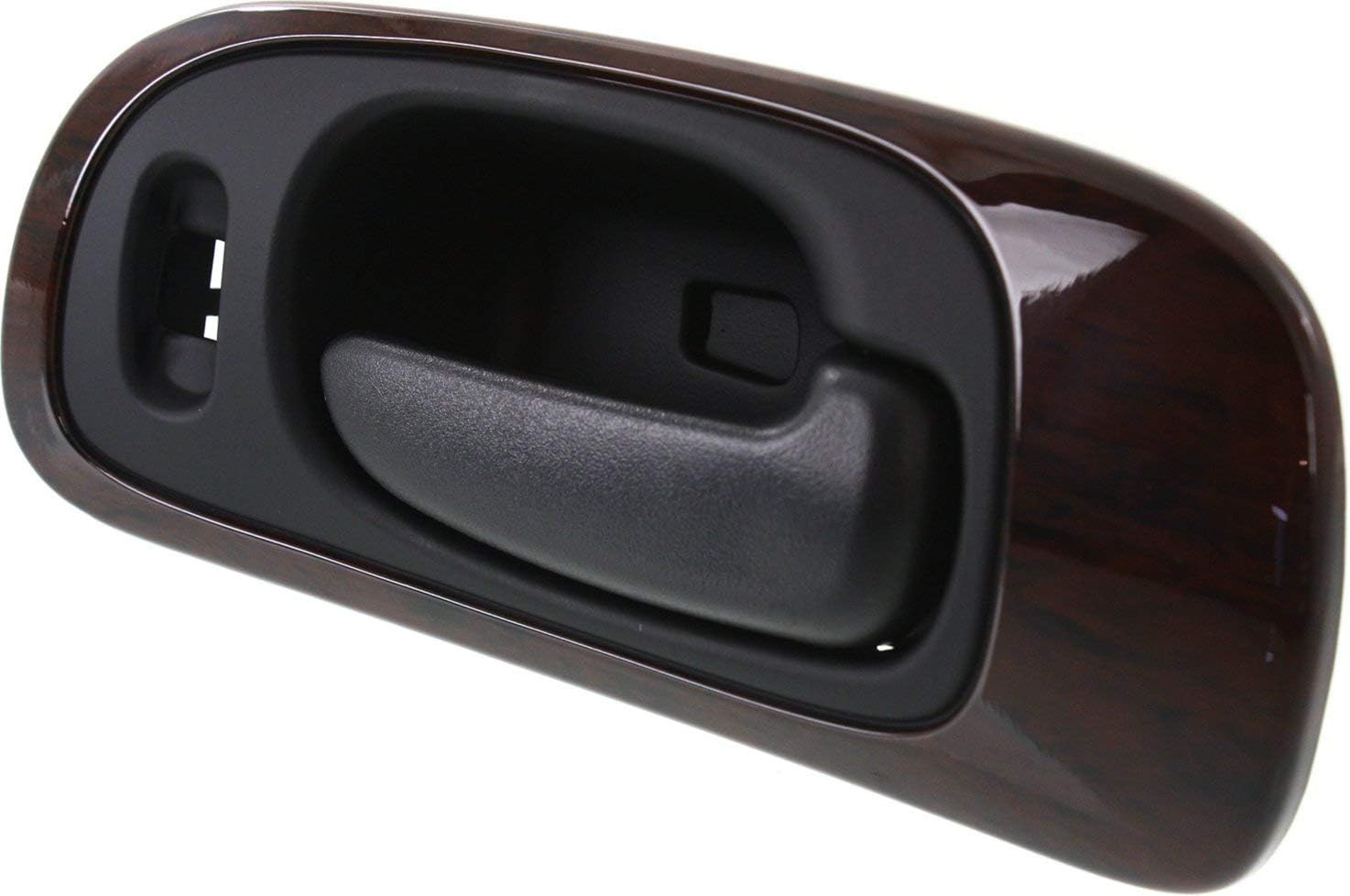 Garage-Pro Interior Door Handle SET Compatible with 1999-2004 Chrysler 300M, Fits 1998-2004 Chrysler Concorde, Fits 1999-2001 Chrysler LHS Front, Driver and Passenger Side Black Sedan