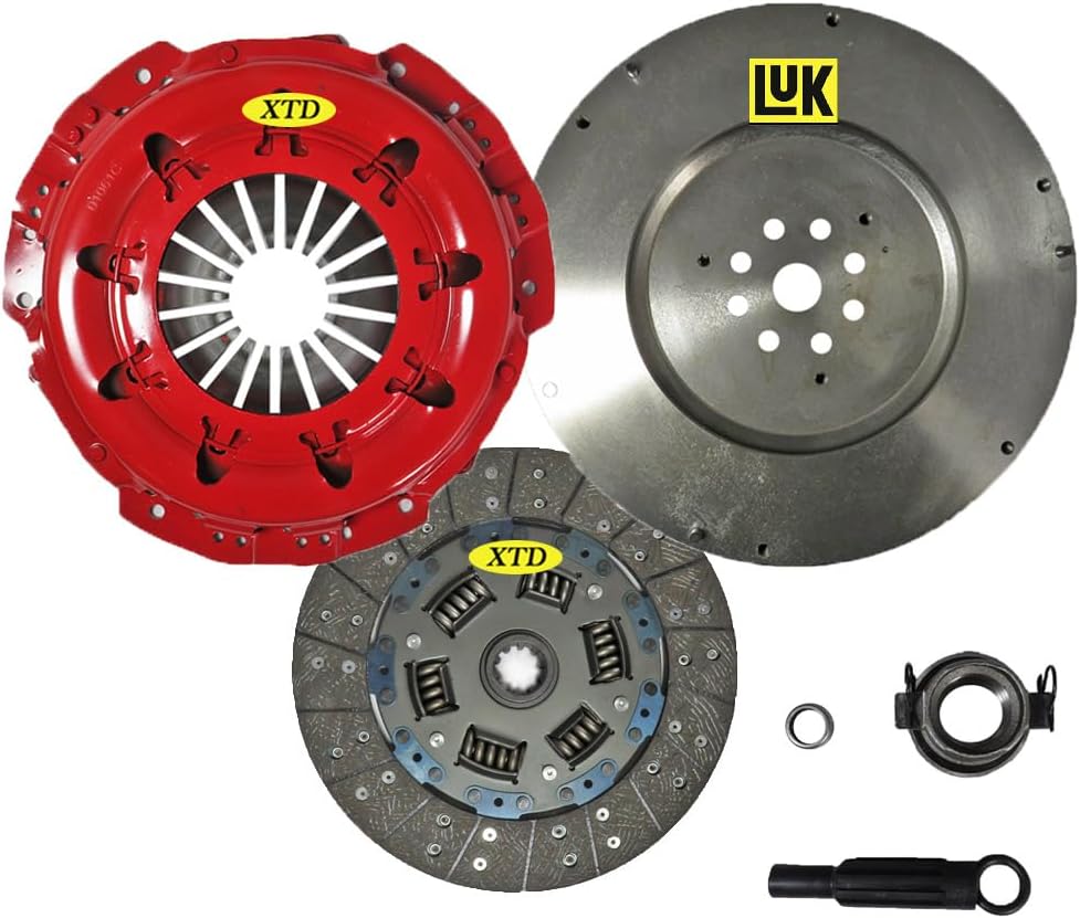 XTD Stage 1 Clutch Kit + Luk Flywheel Compatible With 2012-2017 Jeep Wrangler Unlimited Rubicon Sport Sahara 3.6L