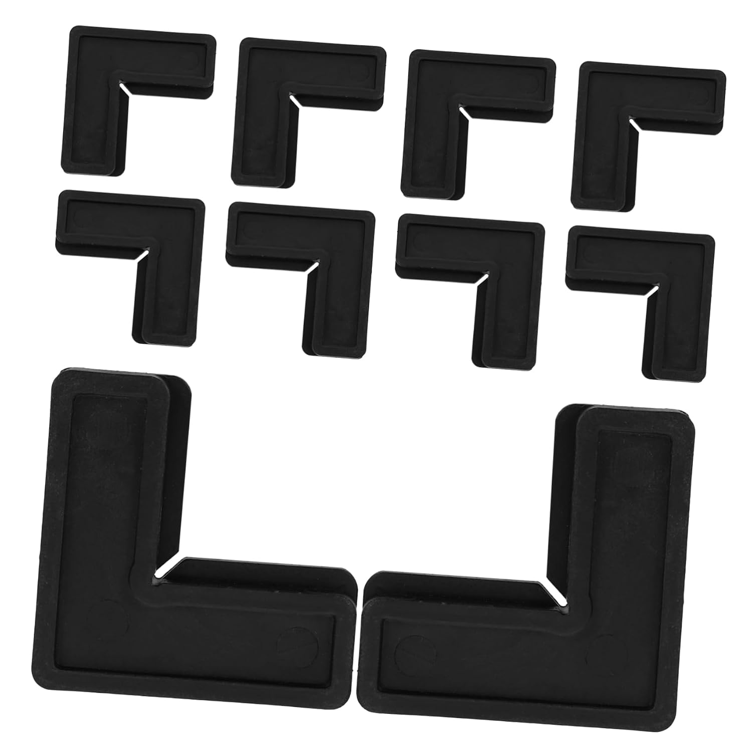 WOONEKY 10pcs Home Screen Frame Corner Brackets Easy Install Screen Window Corner Code Braces