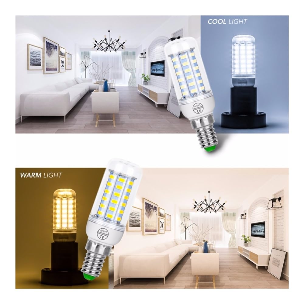 Fengyan Casa Lampadine 1. 0pcs AC220V LED E27 E14 LED Lampadina della lampada SMD5730. Illuminazione a risparmio energetico Home Bombillas PORTATO for candela for lampadario for interni Domestico Lamp