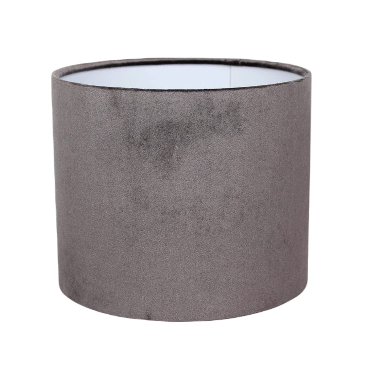 Glamour Truffle Velvet Drum Lampshade (25cm Diameter Ceiling Pendant)