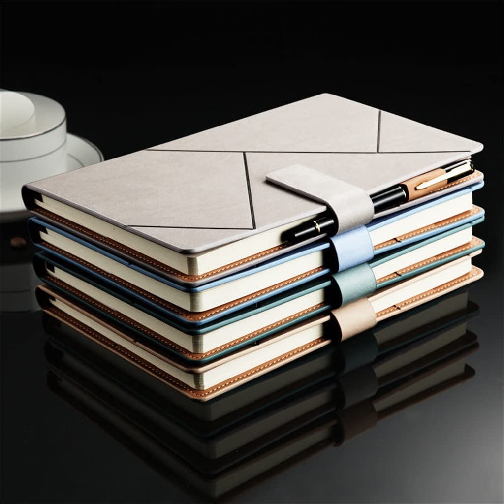 Set di quaderni Agenda Aziendale Line Notebook Pu Agenda giornaliera Quaderni Forniture di cancelleria (Stile D)