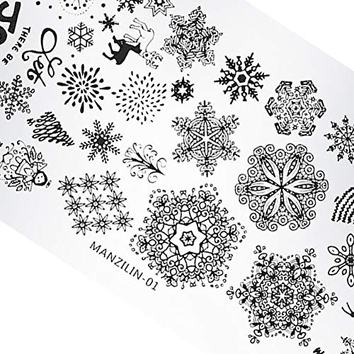 Nail Art Stamping Templates Kit Piatto per unghie