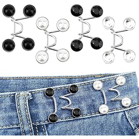 Bekecidi 4 Juegos de Tensores de Cintura para Pantalones Vaqueros Cover