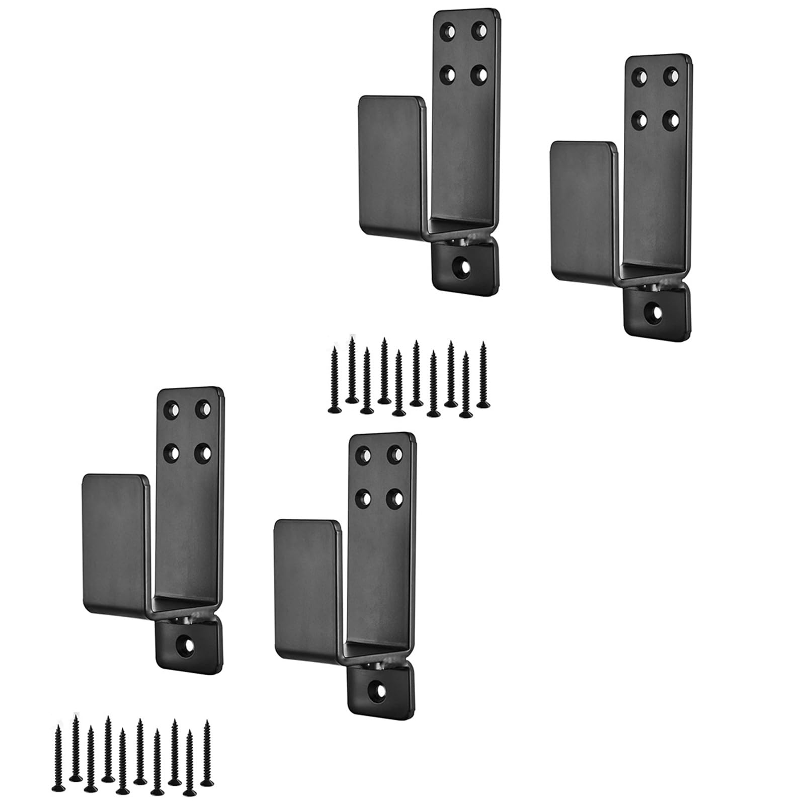 Tsophreniq Black Steel Security Rod For Entry Design Residential Commercial Use Pull Down Security Rod