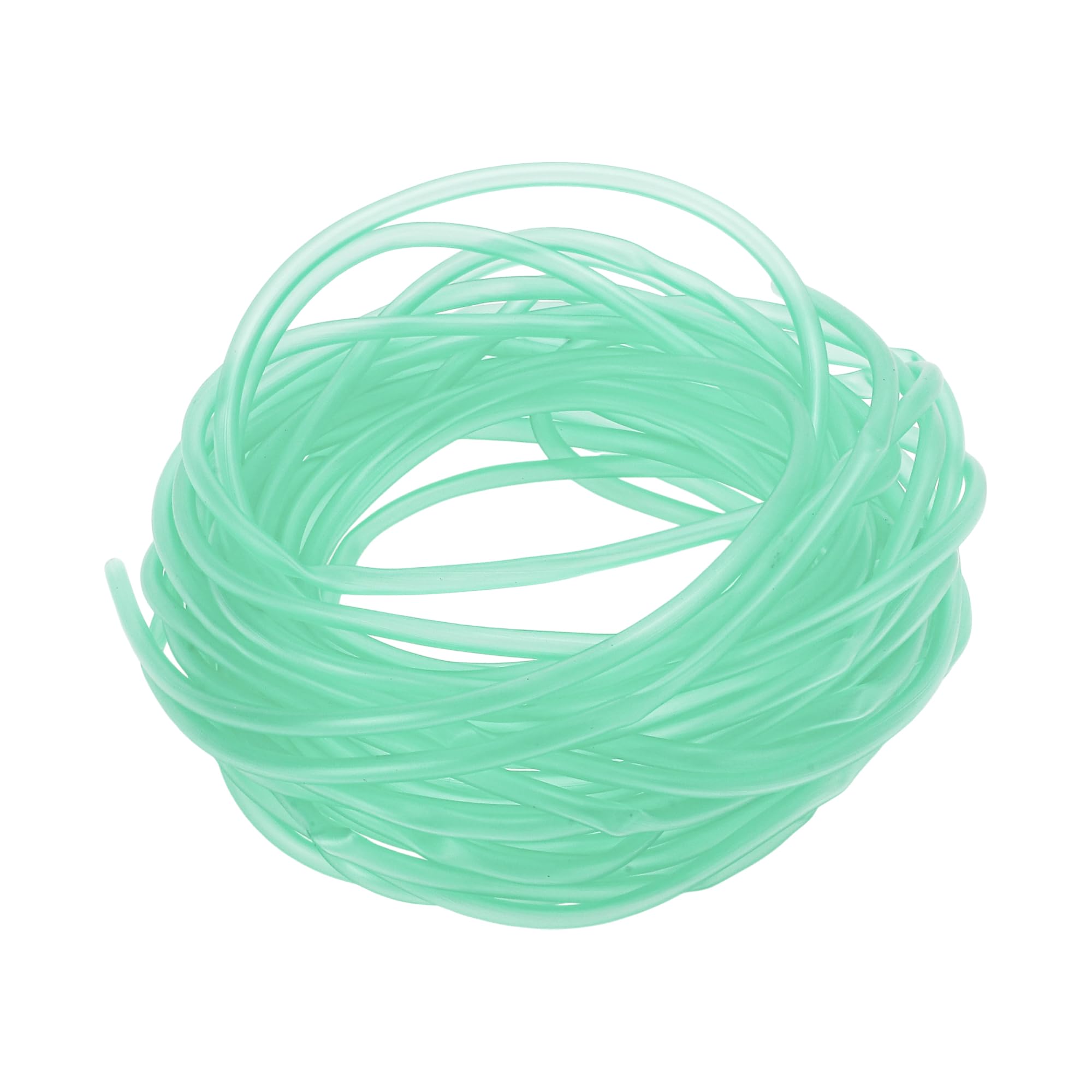 CAPASTEC Aquarium Air Tubing, Silicone, 39.37 Feet, Green, 4mm ID, 6mm OD, 1pc