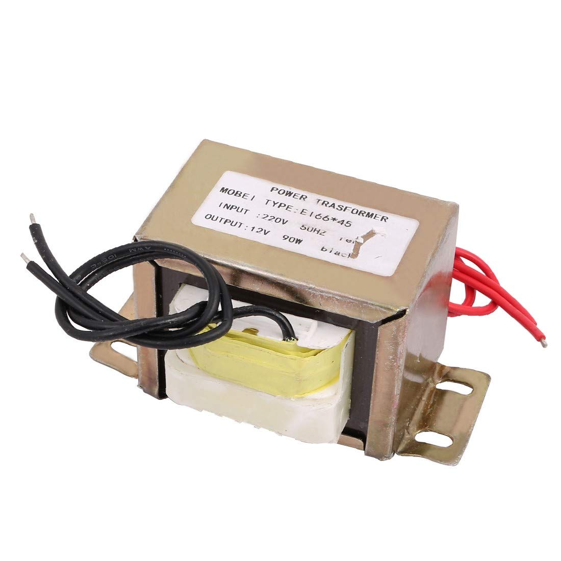 Transformateur de puissance EI-66 entrée 220V sortie 12V 90W pour convertisseur électrique