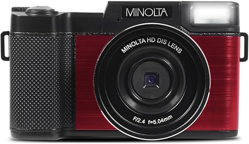 Miniatura 6 de Minolta Cámara Digital de 30MP  Video Ultra HD 2.7K, Pantalla LCD de 3 Pulgadas y 180, Detección Facial, Anti-Vibración, 9 Modos de Escena, Ráfaga