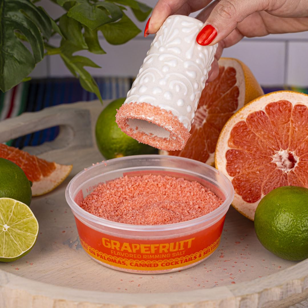 Twang Flavored Salt Rimmer, Grapefruit, for Margaritas, Mocktails, Smoothies and Micheladas, 4 Ounce (Pack of 12)