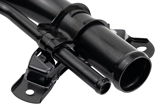 Vista 472 de TRQ Cuello de llenado de depósito de combustible negro compatible con Toyota Sienna 2004-2010