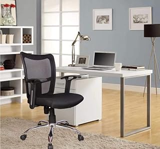 FUGO FG14 Ergonomic Mesh Back Office Chair,Korean Nylon Mesh,Cushioned Seat,Heavy-Duty Metal Base,Tilting Mechanism,Comfor Price In India
